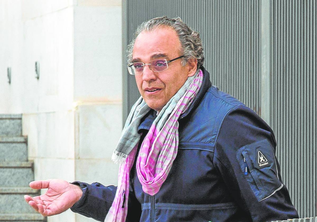 Sergio Blasco, en la Ciudad de la Justicia.