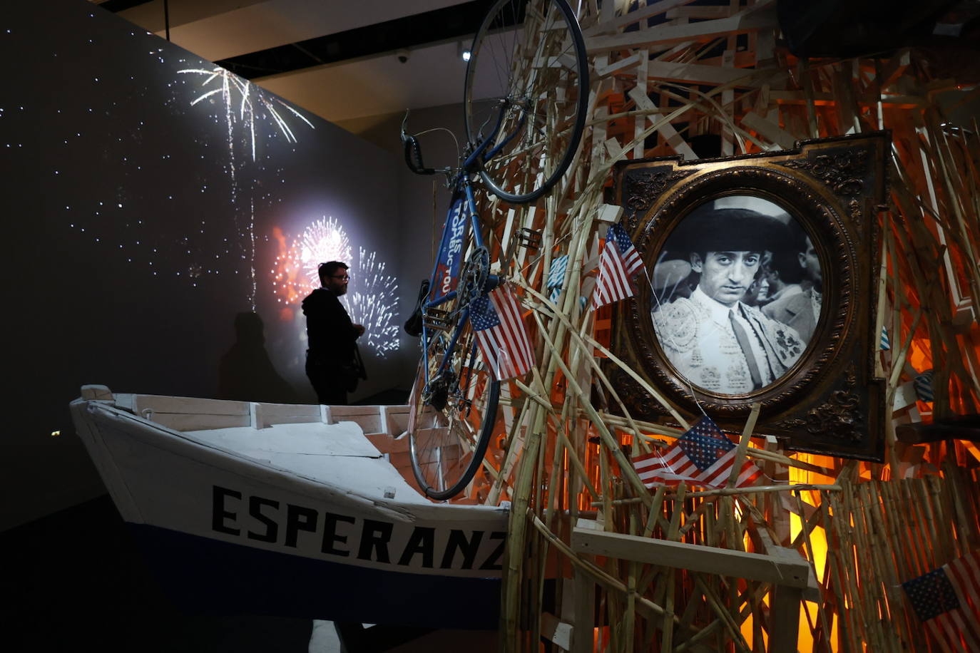 Fotos de la exposición de Berlanga en CaixaForum Valencia