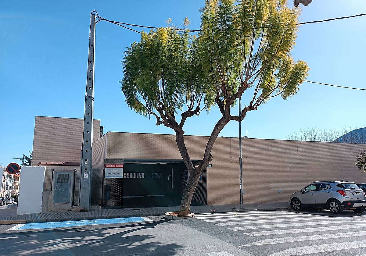 El colegio Carolina Sala de Pego.