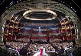 Vista general del Teatro Dolby durante una de las ediciones de los premios Oscar.