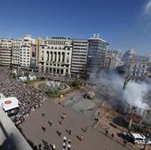 Once personas atendidas en la primera mascletà de las Fallas