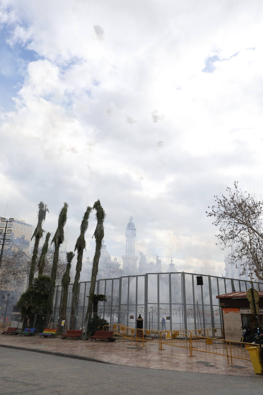 Mascletà de pirotecnia Zaragozana, de este sábado 2 de marzo, en imágenes