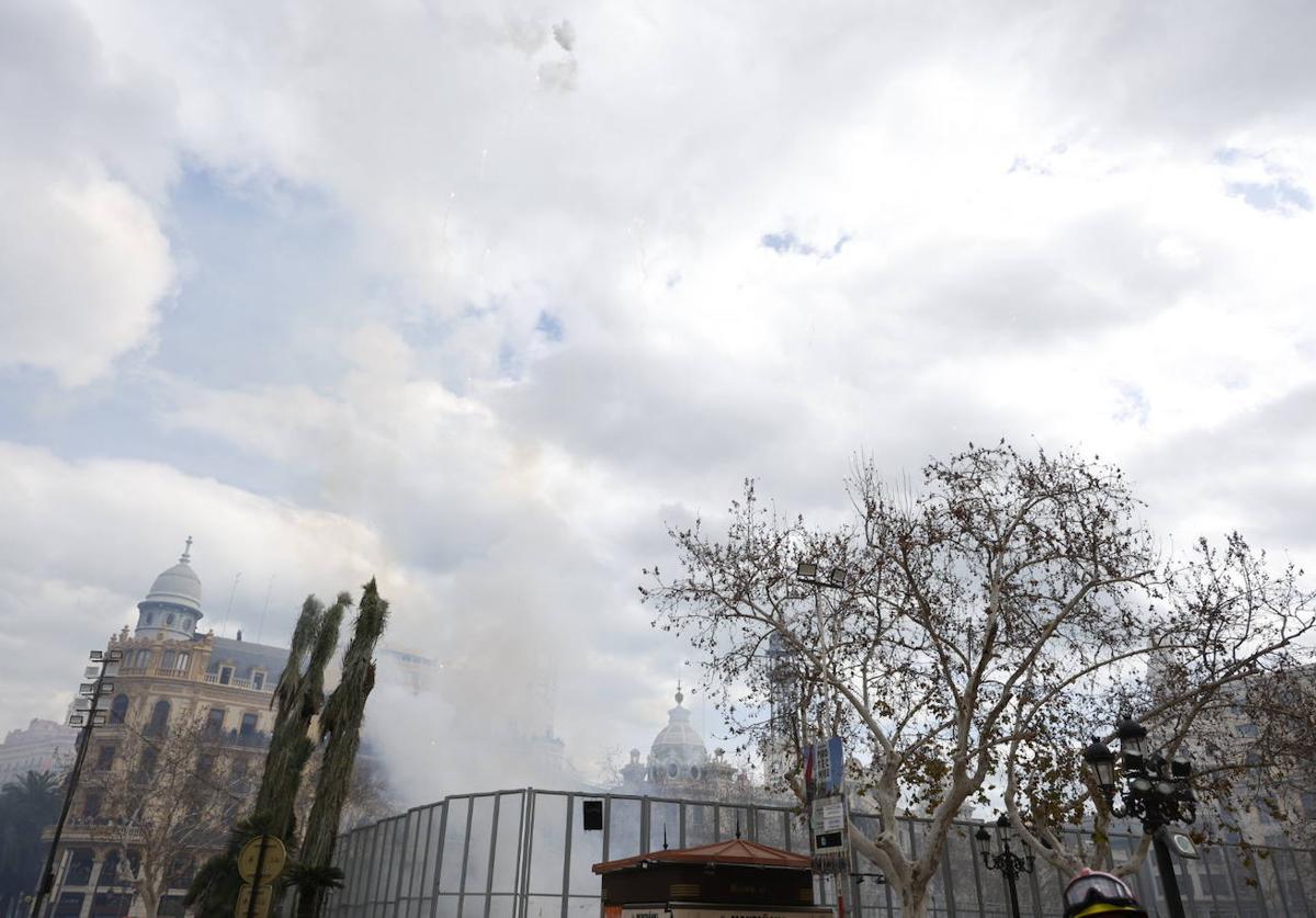 Mascletà de pirotecnia Zaragozana, de este sábado 2 de marzo, en imágenes