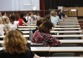 Oposiciones docentes celebradas en 2019.