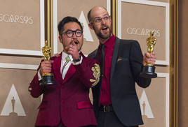 Los Daniels, con su Oscar en la pasada edición.