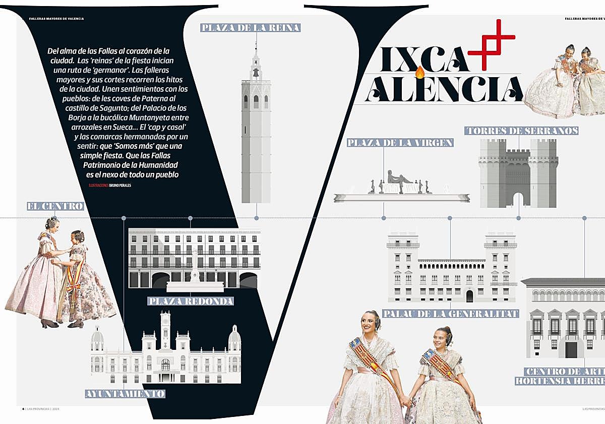 Imagen principal - Así es la mejor revista de las Fallas