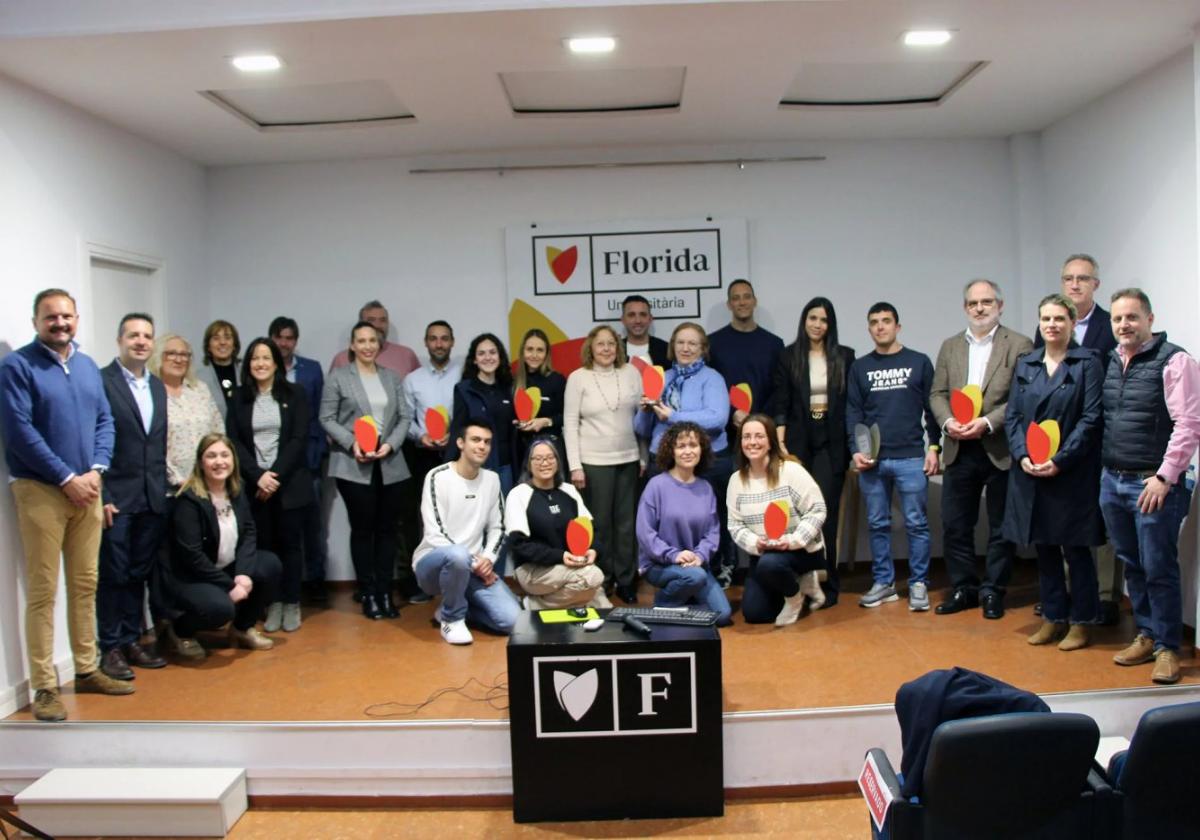 Los participantes tras la entrega de premios.