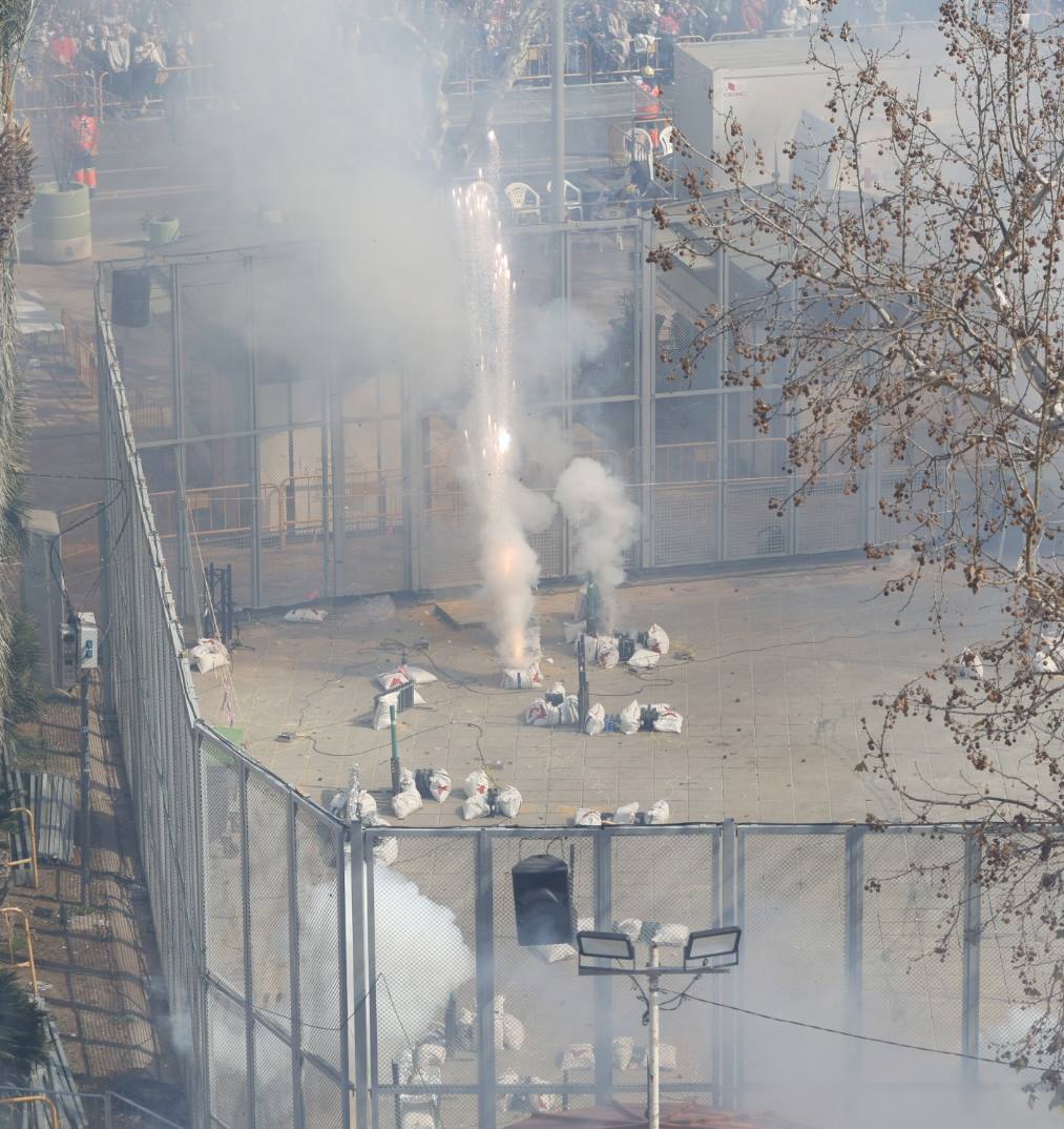 Fotos de la mascletà de Pirotecnia Nadal-Martí del 7 de marzo