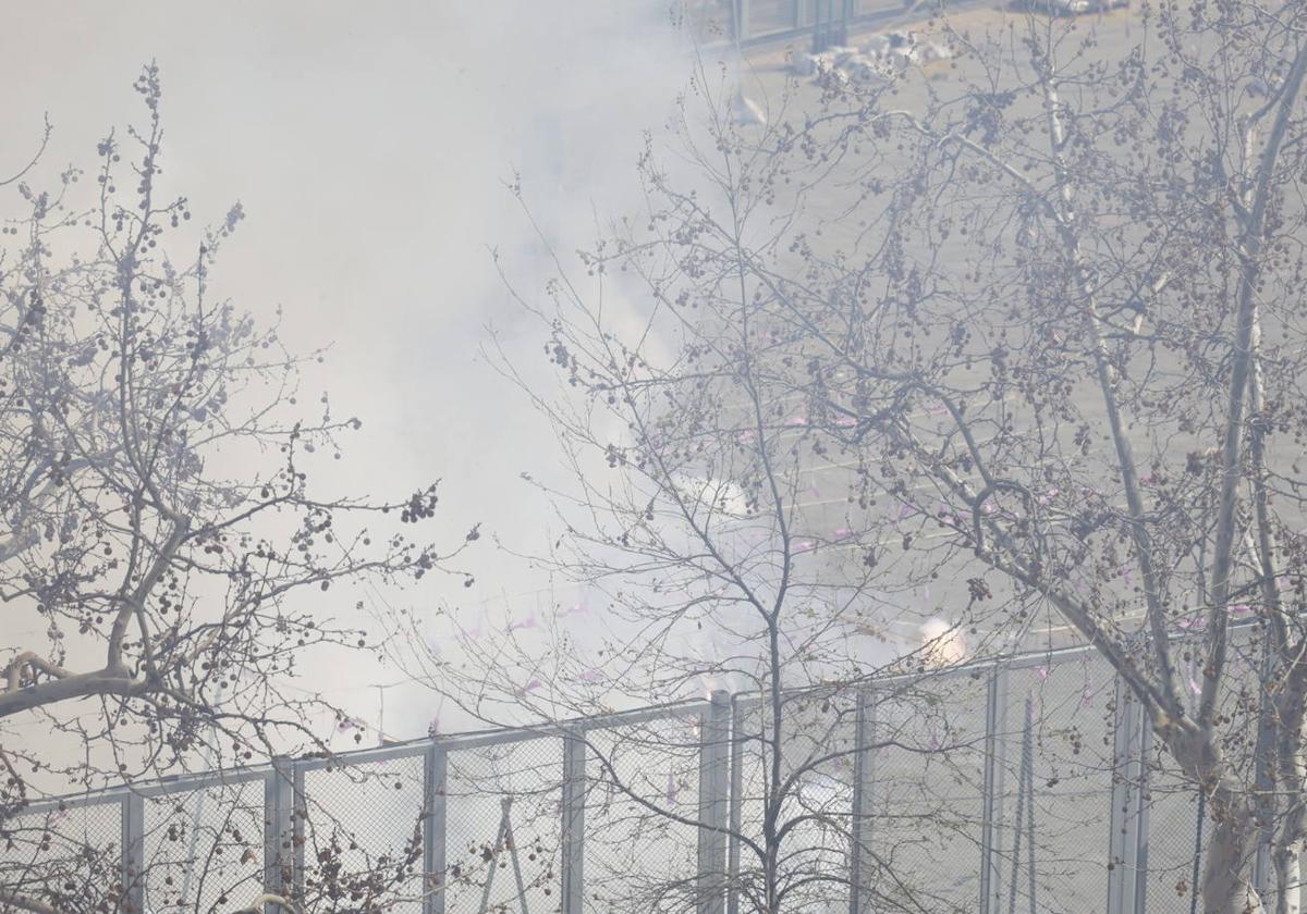 Fotos de la mascletà de Pirotecnia Nadal-Martí del 7 de marzo