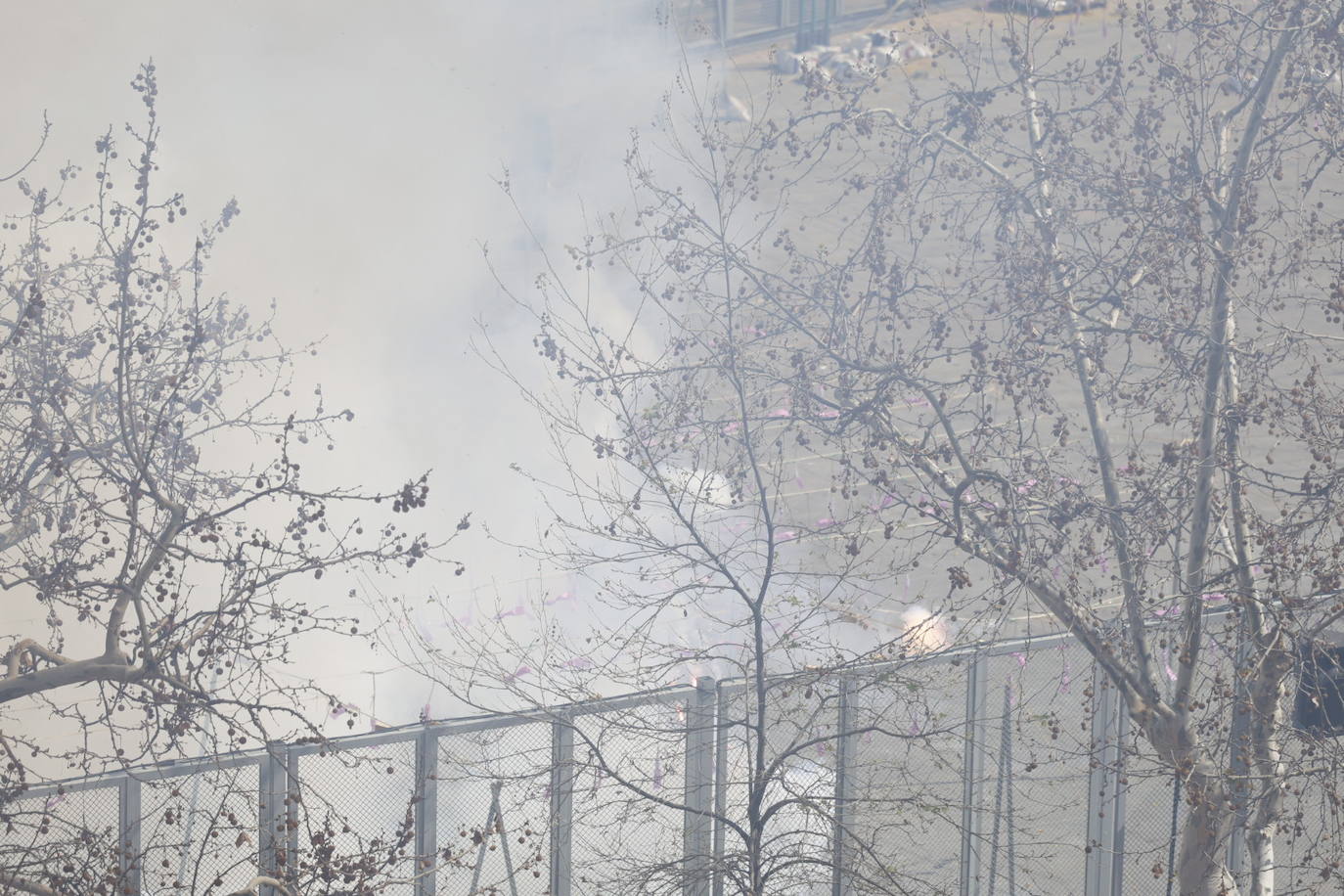 Fotos de la mascletà de Pirotecnia Nadal-Martí del 7 de marzo