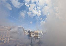 Fotos de la mascletà de Pirotecnia Nadal-Martí del 7 de marzo