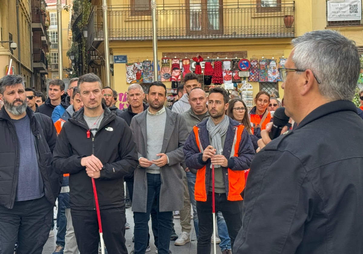 Concentración por parte de los organismos y los trabajadores.