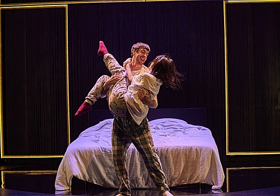 Un momento de la representación de la obra.