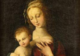 'Virgen con el Niño', de María Luisa de Borbón.