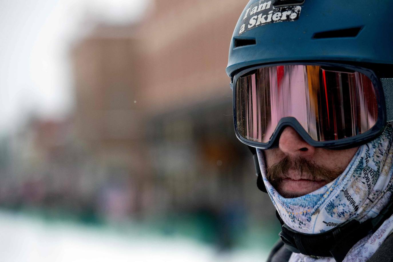 &#039;Skijoring&#039;, el esquí ecuestre toma las calles de Leadville