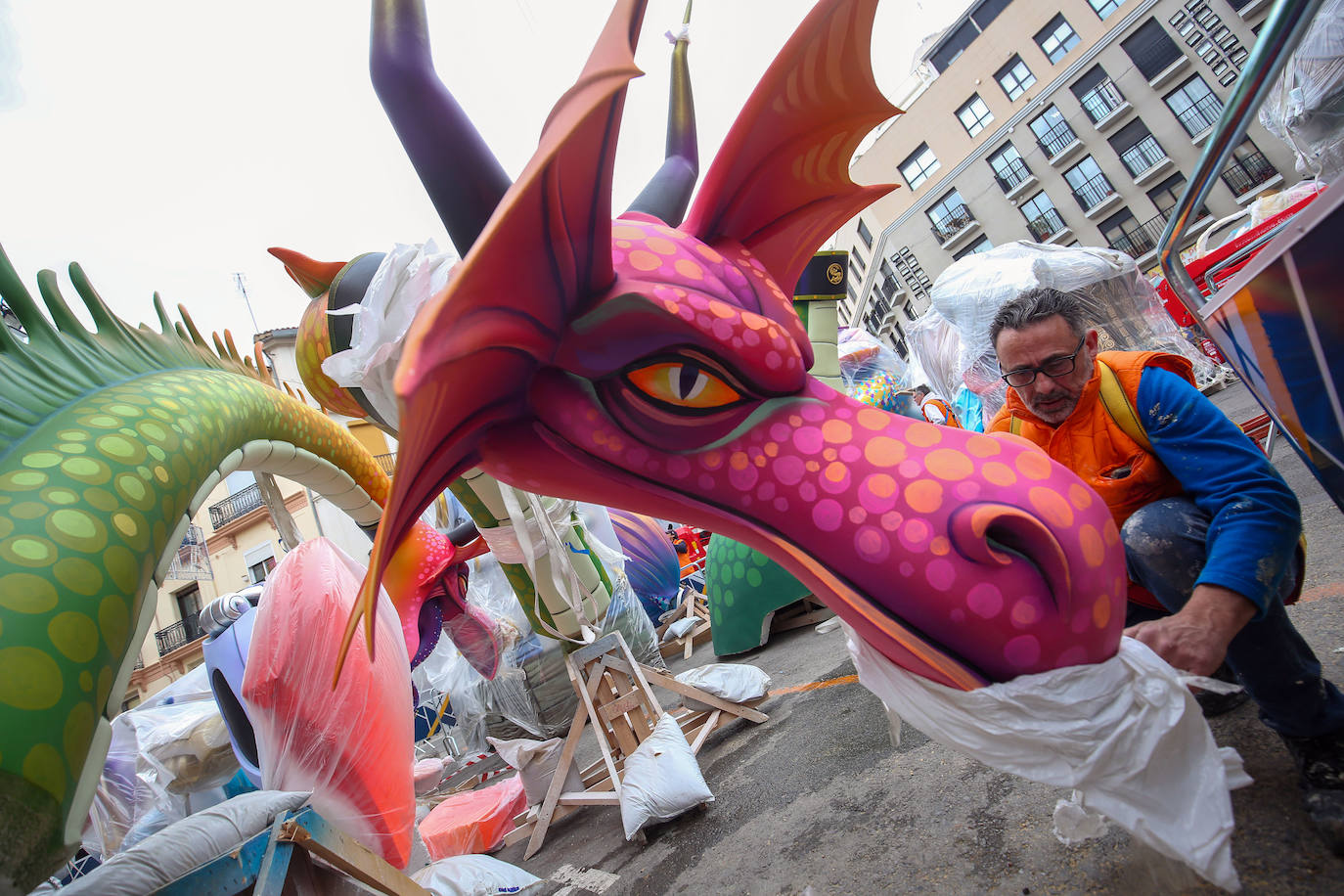 Comienza la plantà de las Fallas 2024