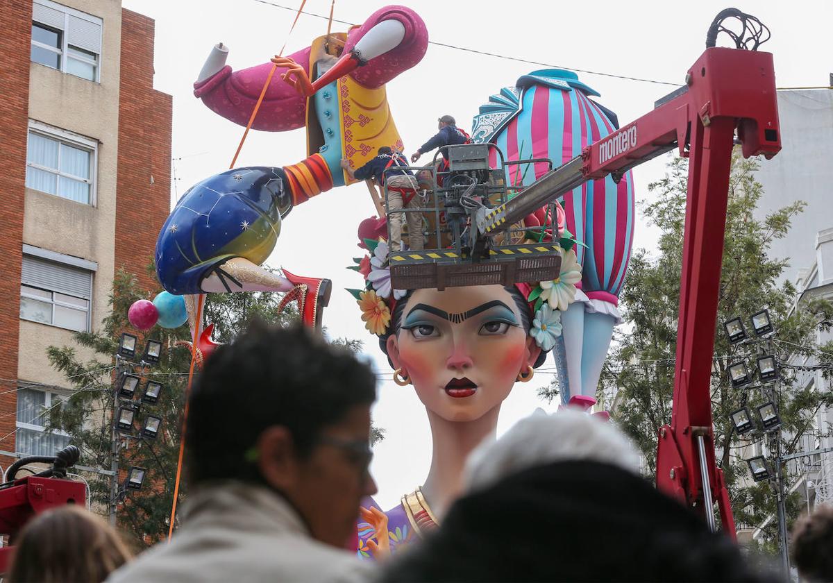 Comienza la plantà de las Fallas 2024