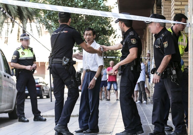 Policías en Valencia, en una imagen de archivo