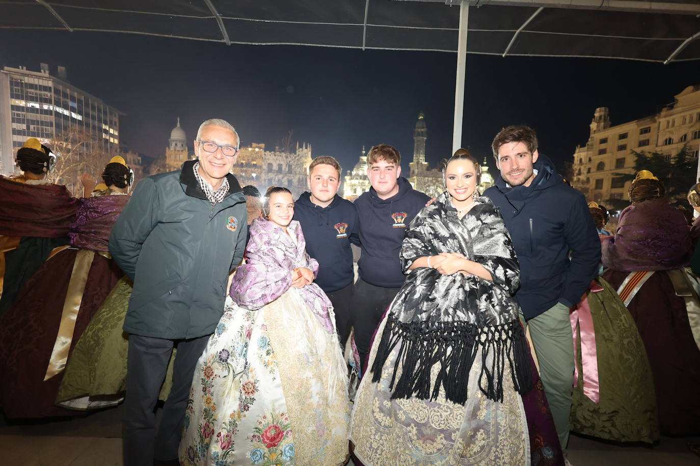 Así ha sido el espectáculo de Pirotecnia Valenciana este domingo en la plaza del Ayuntamiento