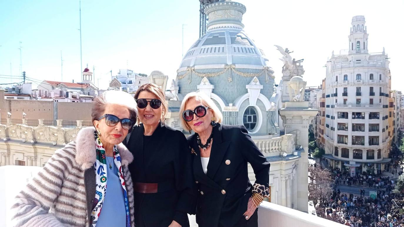 Marisa Marín, Blanca Fitera y Mercedes Fillol.