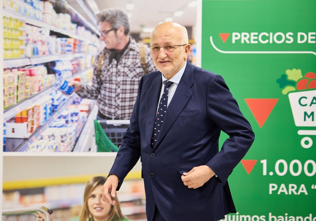 Juan Roig, en la presentación de los resultados de 2023.