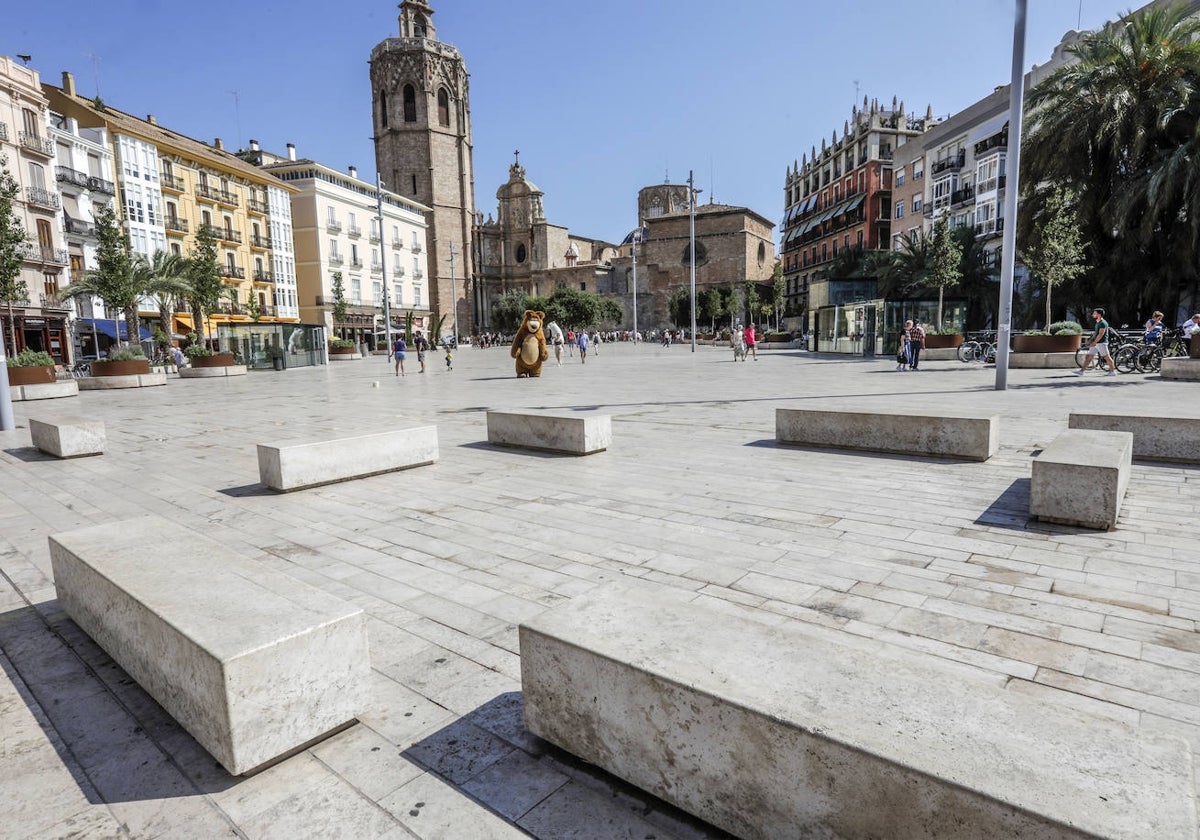 La plaza de la Reina, en una imagen de archivo.