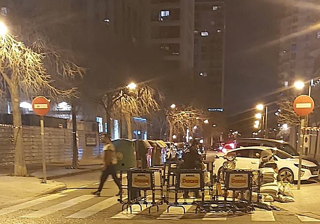 Zona donde se traslada la falla de 'Els Honorables'.