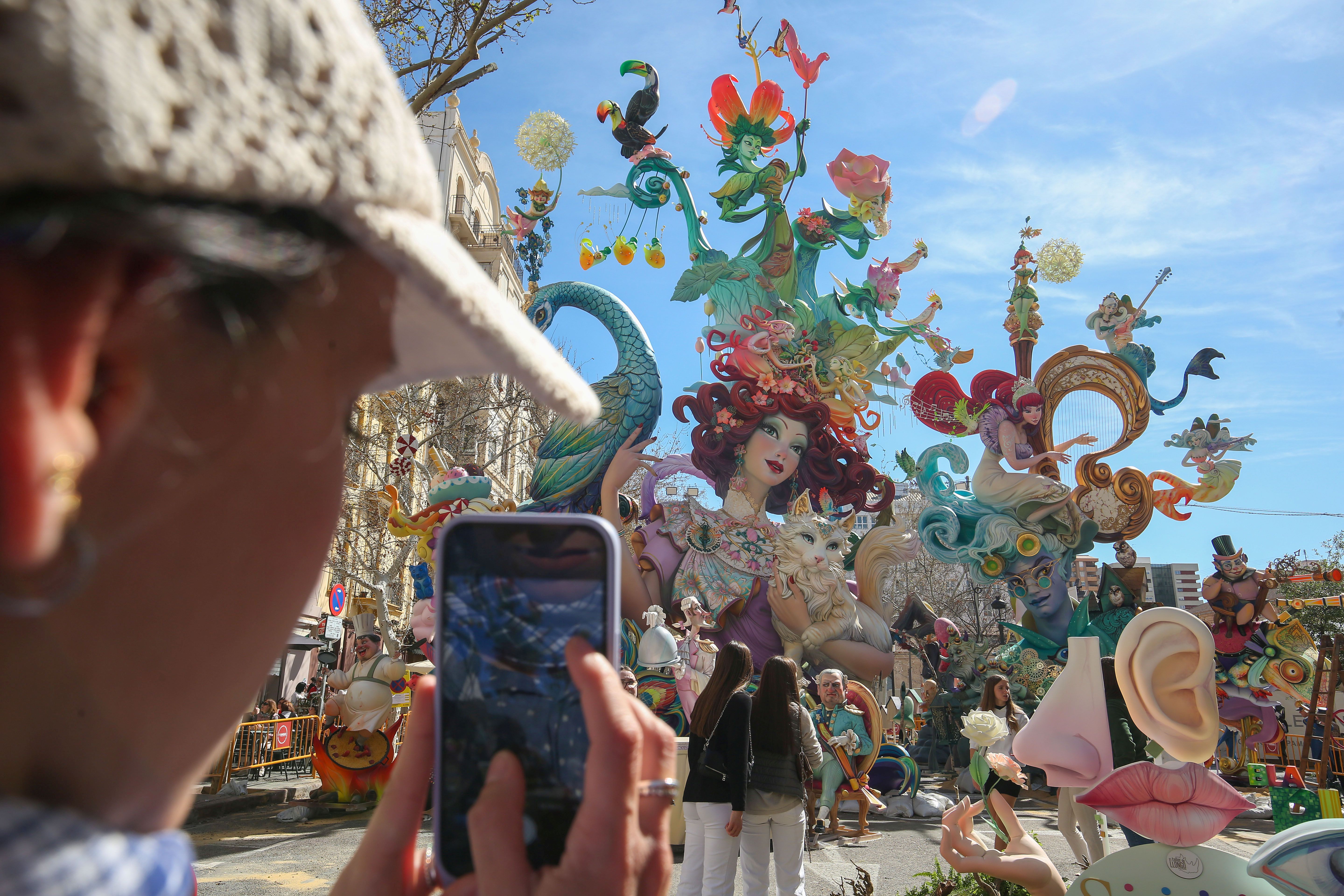 Una curiosa fotografía la falla de Exposición