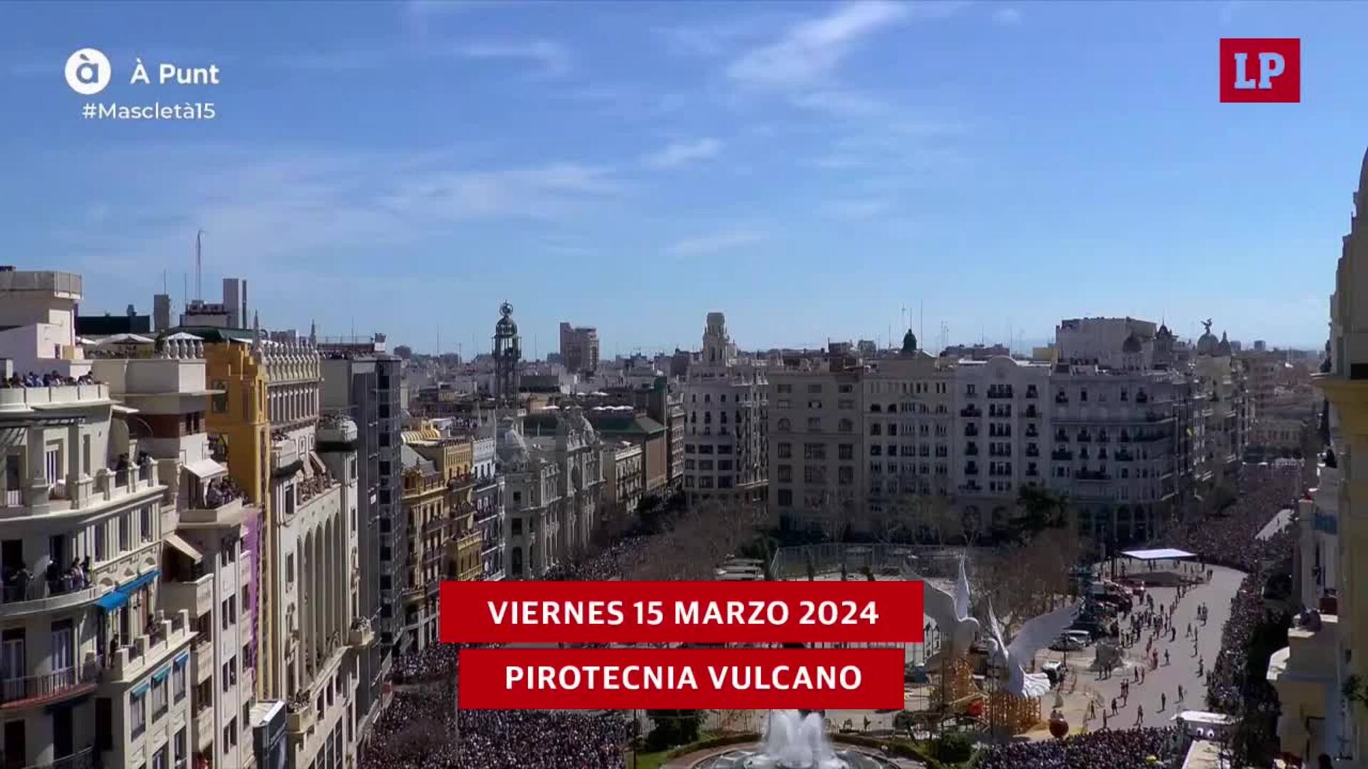 Mascletà viernes 15 marzo 2024: Pirotecnia Vulcano