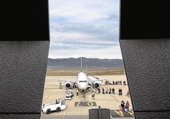 Aeropuerto de Castellón, en una imagen de archivo.