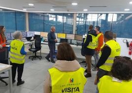 Visita a la planta de tratamiento de residuos Los Hornillos.