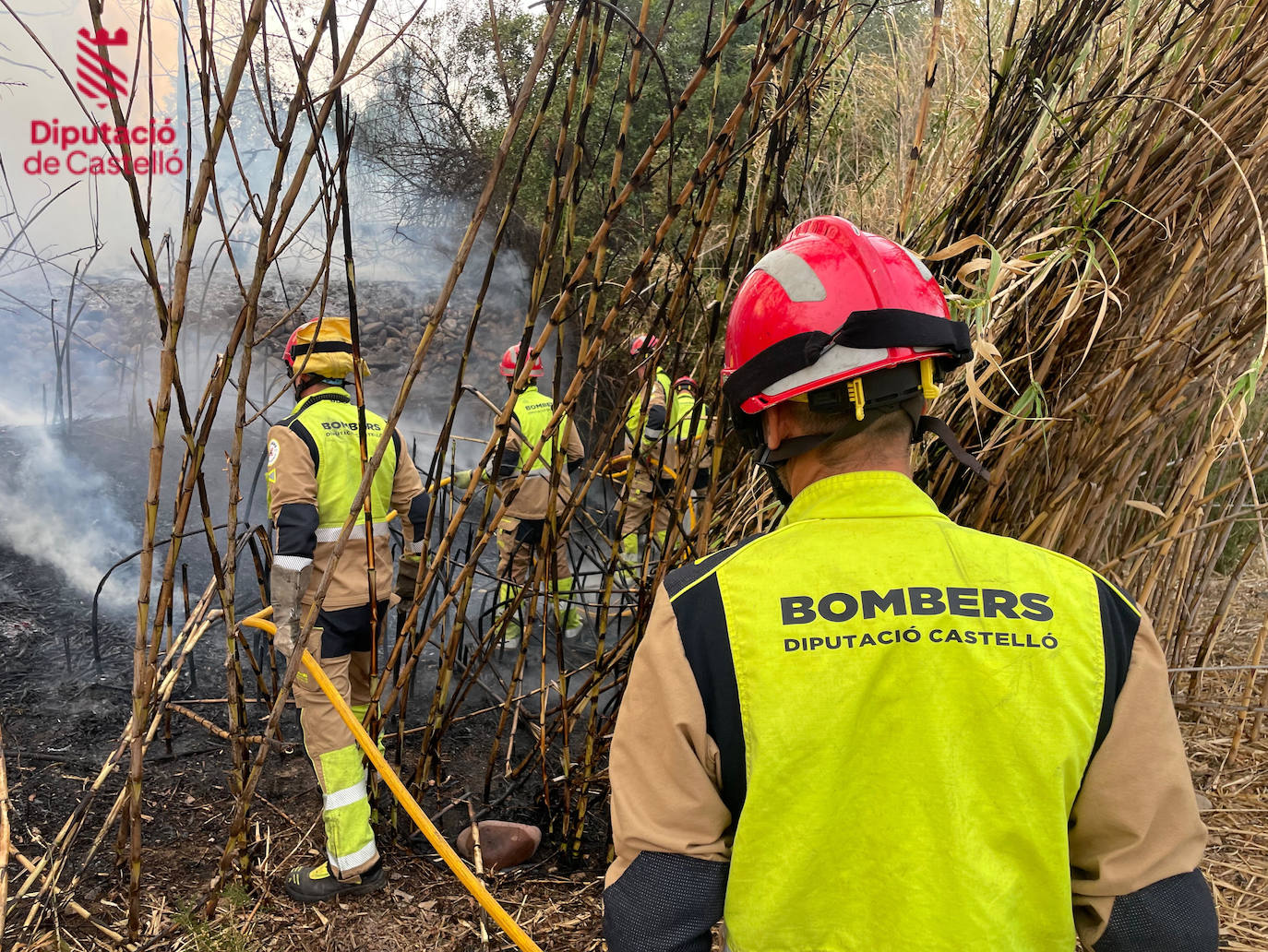 Imágenes del incendio en Fanzara