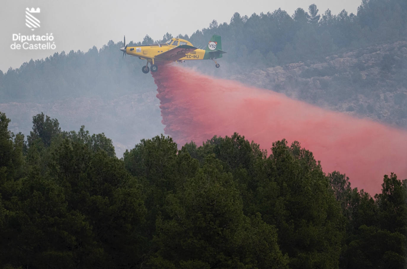 Imágenes del incendio en Fanzara