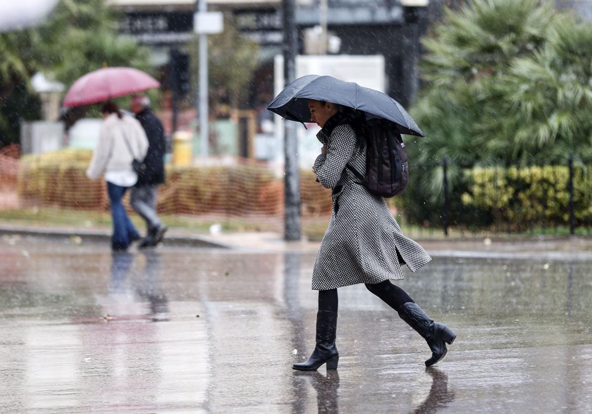 Aemet prevé lluvias en Valencia.