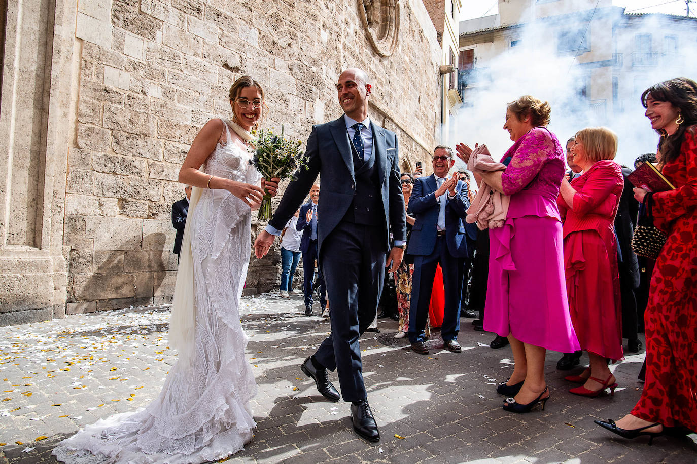 La familia Bárcenas, de boda en Valencia