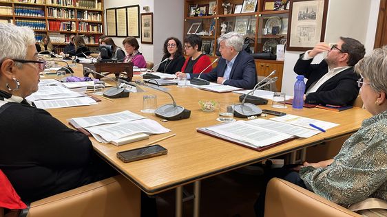 Reunión del pleno del Consell Valencià de Cultura.