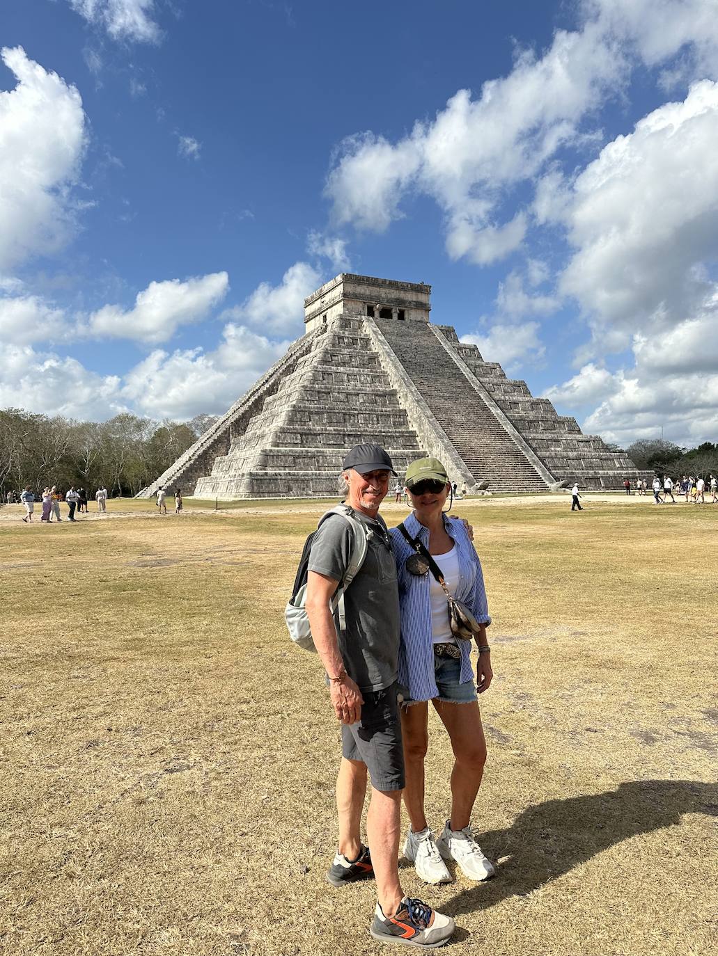 Rosa García y su marido, Javier Sagrera, en México.