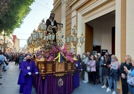 Acto procesional de la Semana Santa Marinera de 2022.