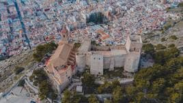 Imagen aérea de Cullera.