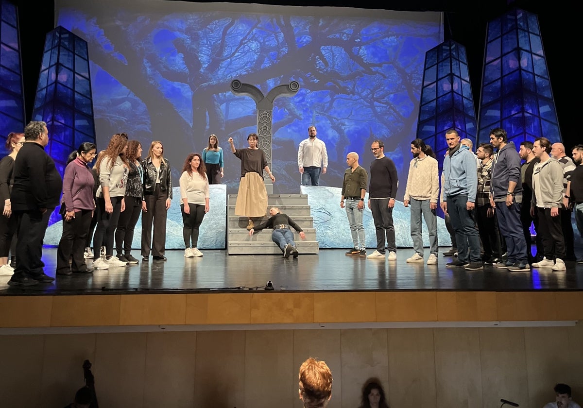 Uno de los ensayados de 'Norma' en el Auditori TM.