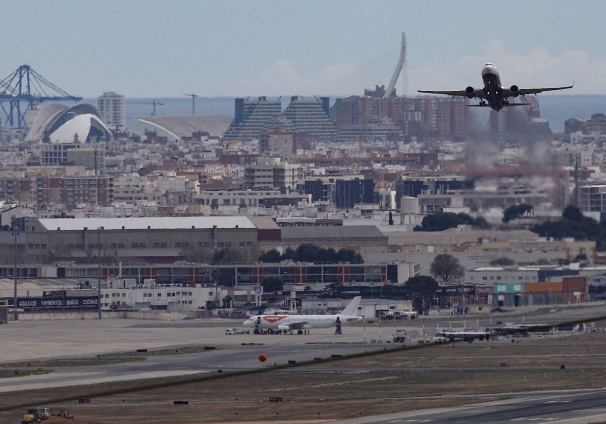 El aeropuerto de Valencia.