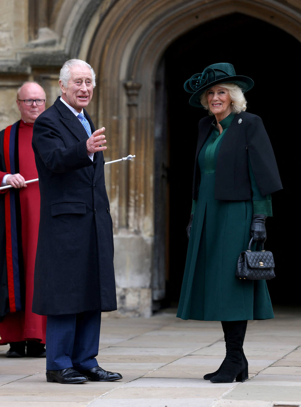 El rey Carlos III reaparece en la misa de Pascua ante la ausencia de Kate Middleton