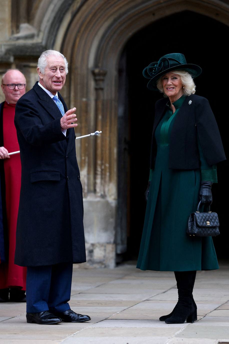 El rey Carlos III reaparece en la misa de Pascua ante la ausencia de Kate Middleton