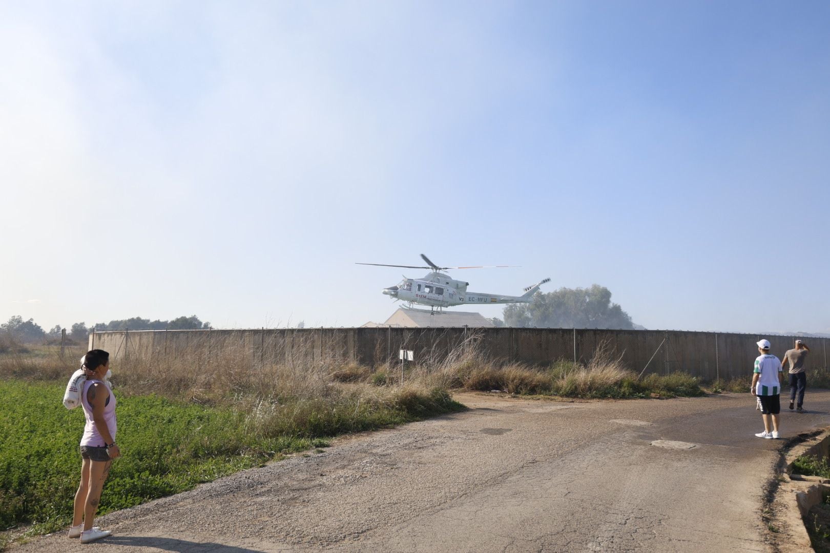 Declarado un incendio forestal en el Parque Natural del Túria