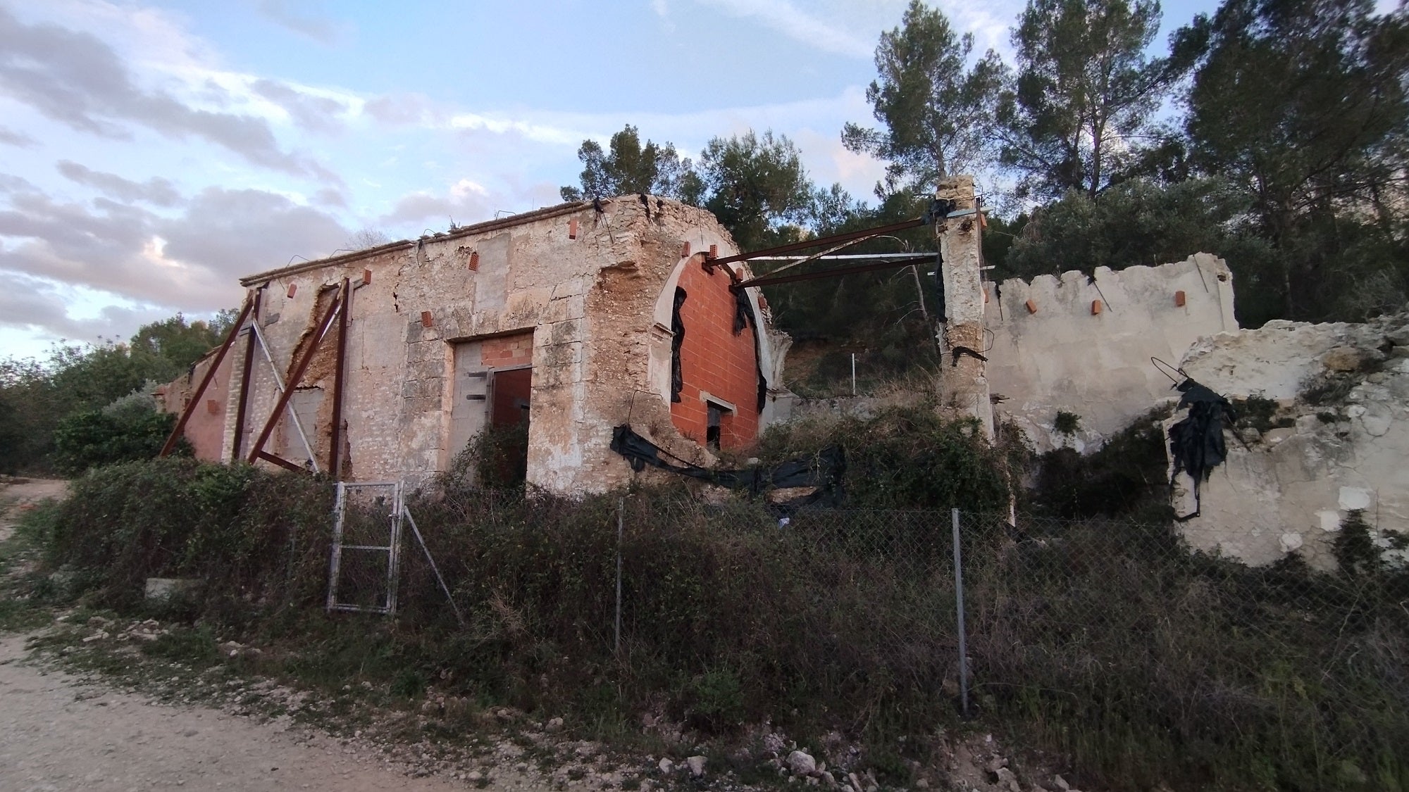 Estado acutal ermita de Sant Antoni de Xàtiva.