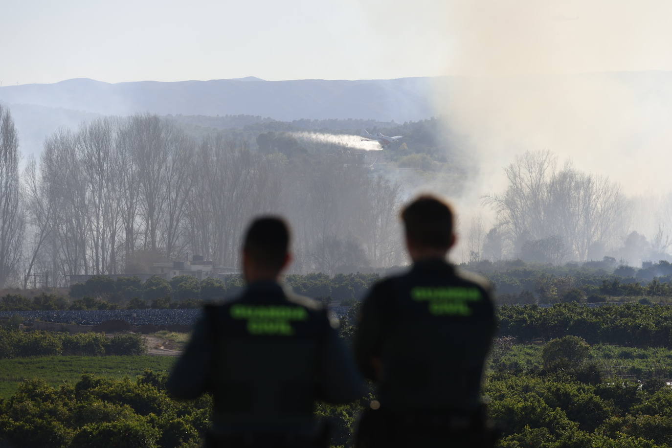 Declarado un incendio forestal en el Parque Natural del Túria