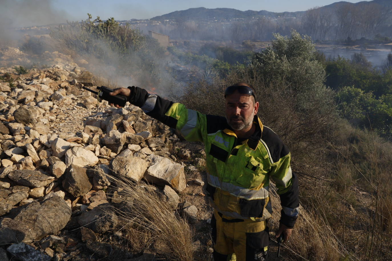 Declarado un incendio forestal en el Parque Natural del Túria