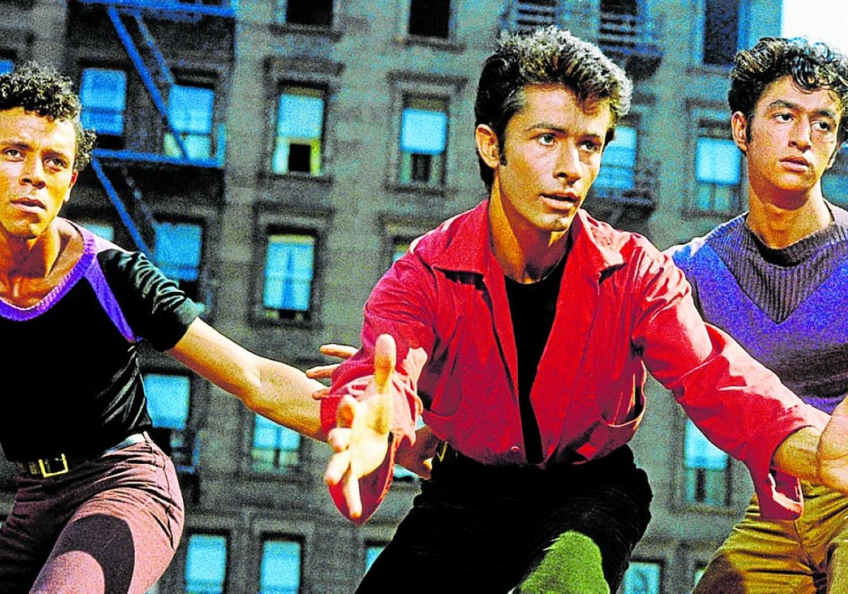 Una de las coreografías de la película musical 'West Side Story' (1961).