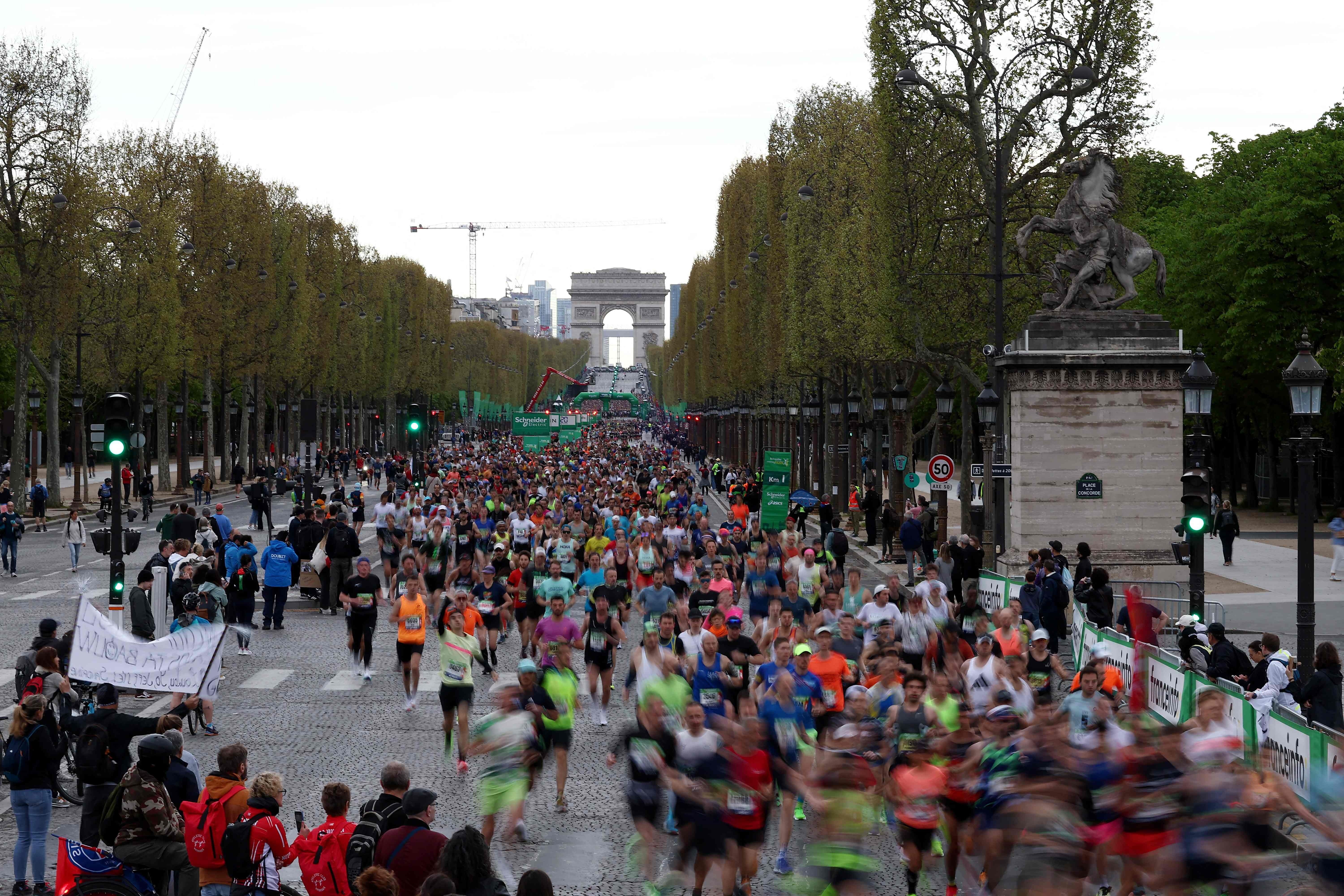 Las mejores imágenes del Maratón de París 2024