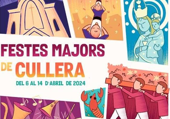 Cartel de las fiestas mayores de Cullera 2024.